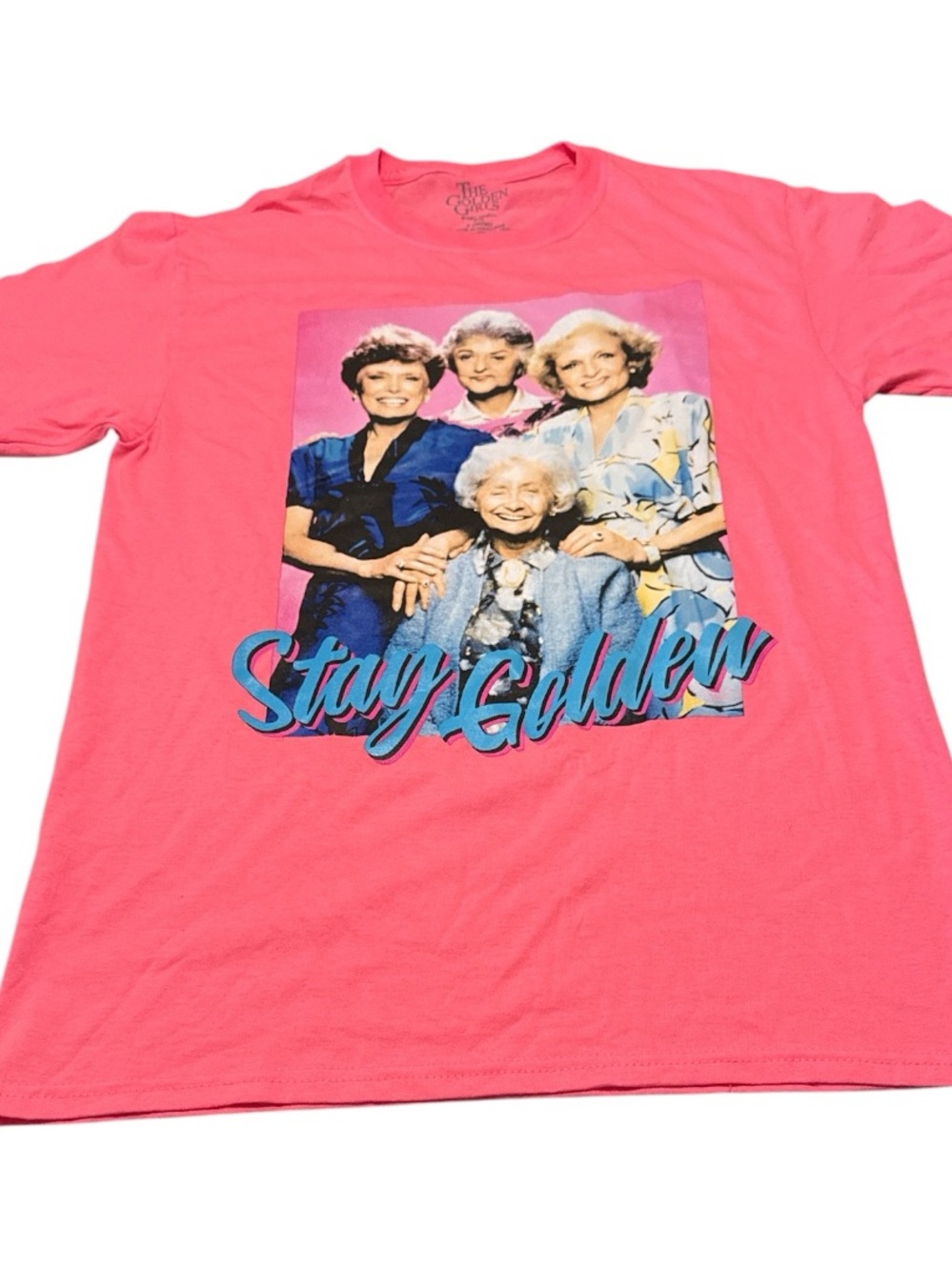 Stay Golden pink Graphic Tee